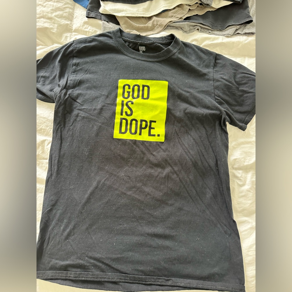 God is dope T-shirt. Size medium.